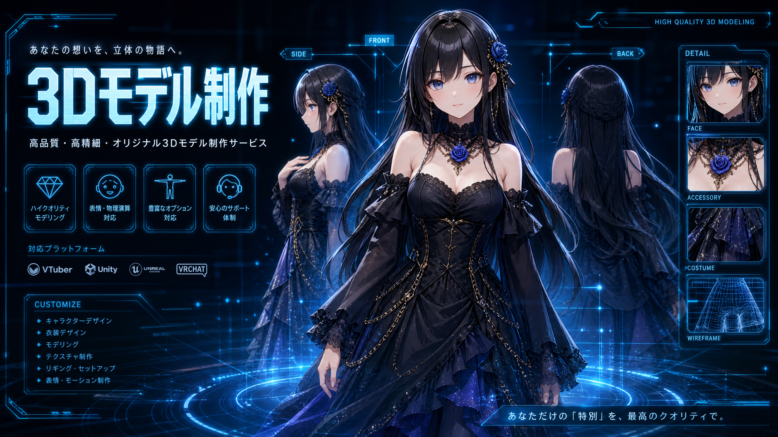3Dモデル制作