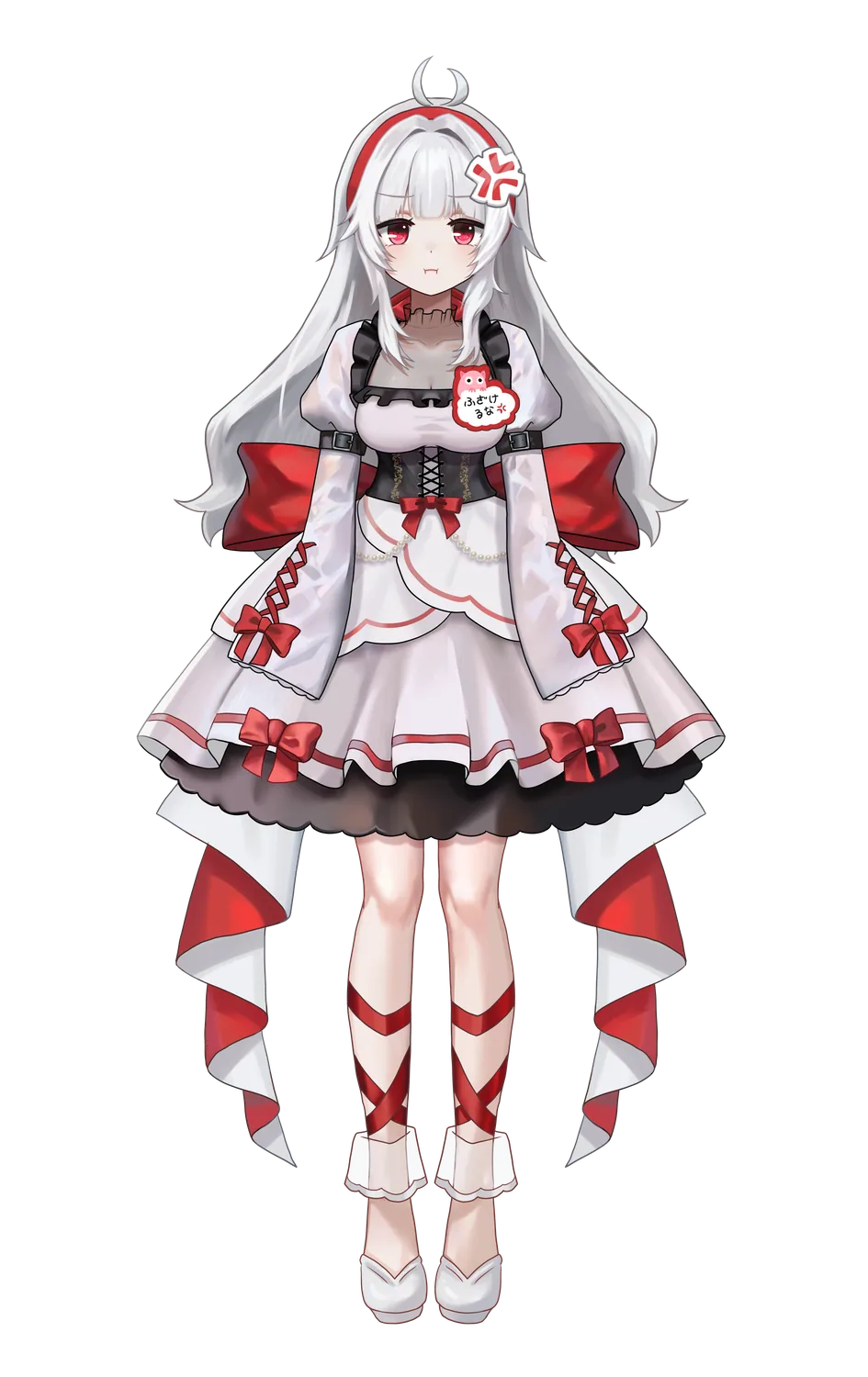 装飾衣装の女性VTuberモデル